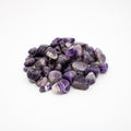 Chevron Amethyst Tumbled Stones