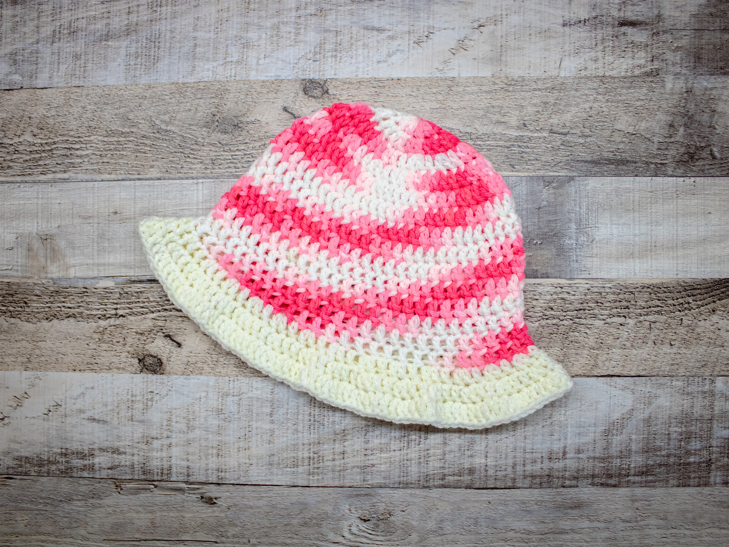 Strawberries & Cream Swirl Bucket Hat