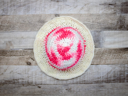 Strawberries & Cream Swirl Bucket Hat