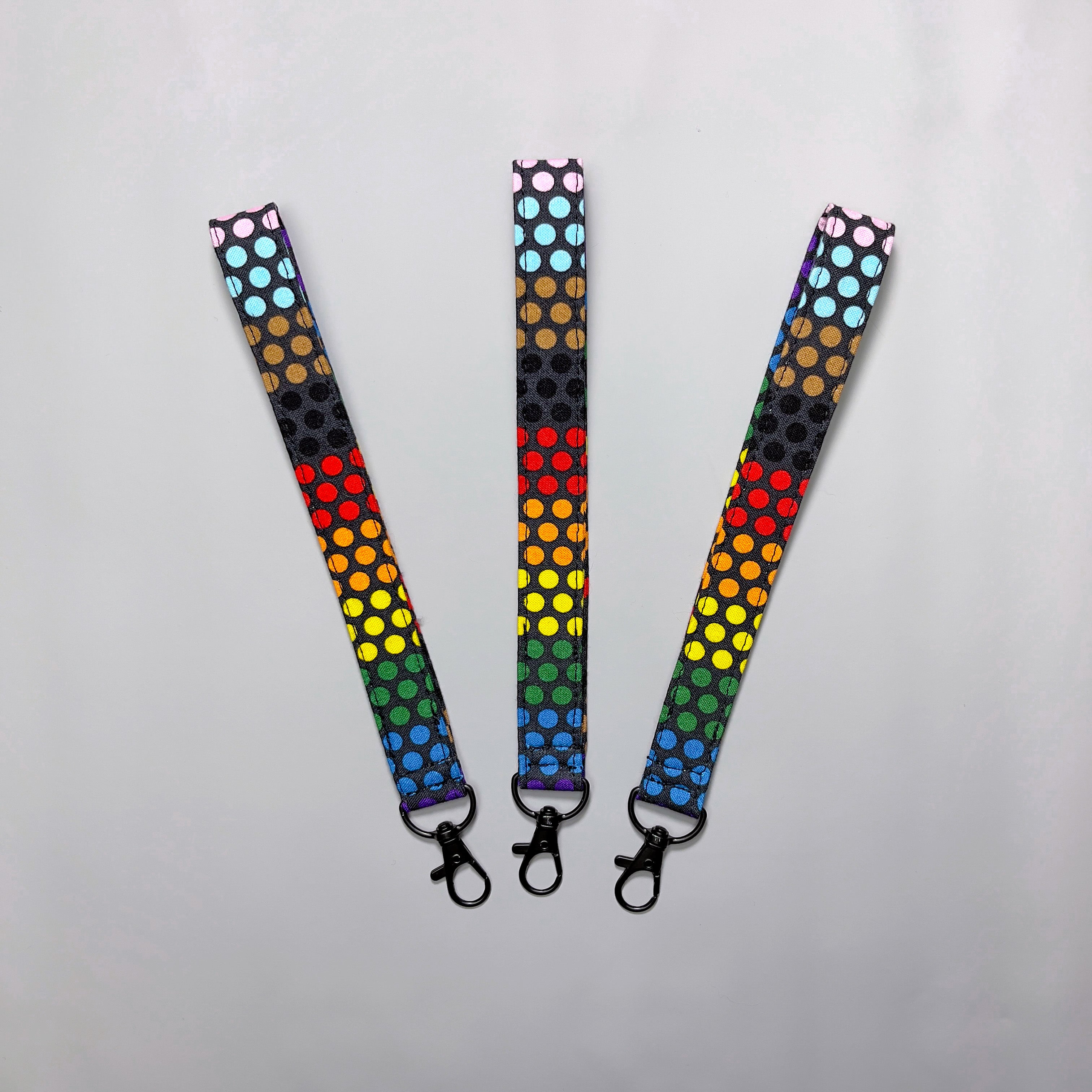 Keychain Wristlet - Rainbow Stripe