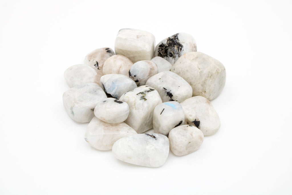 Rainbow Moonstone Tumbled Stones