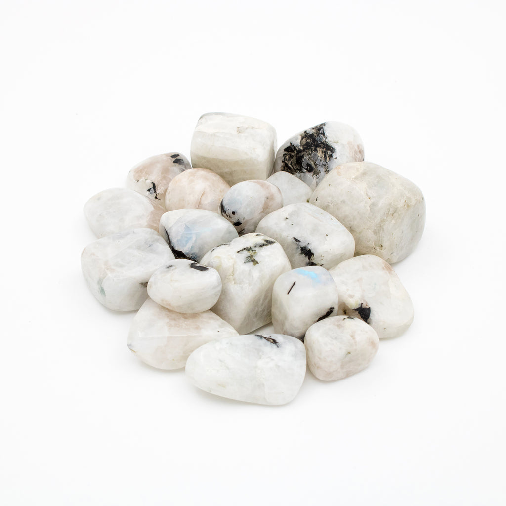 Rainbow Moonstone Tumbled Stones