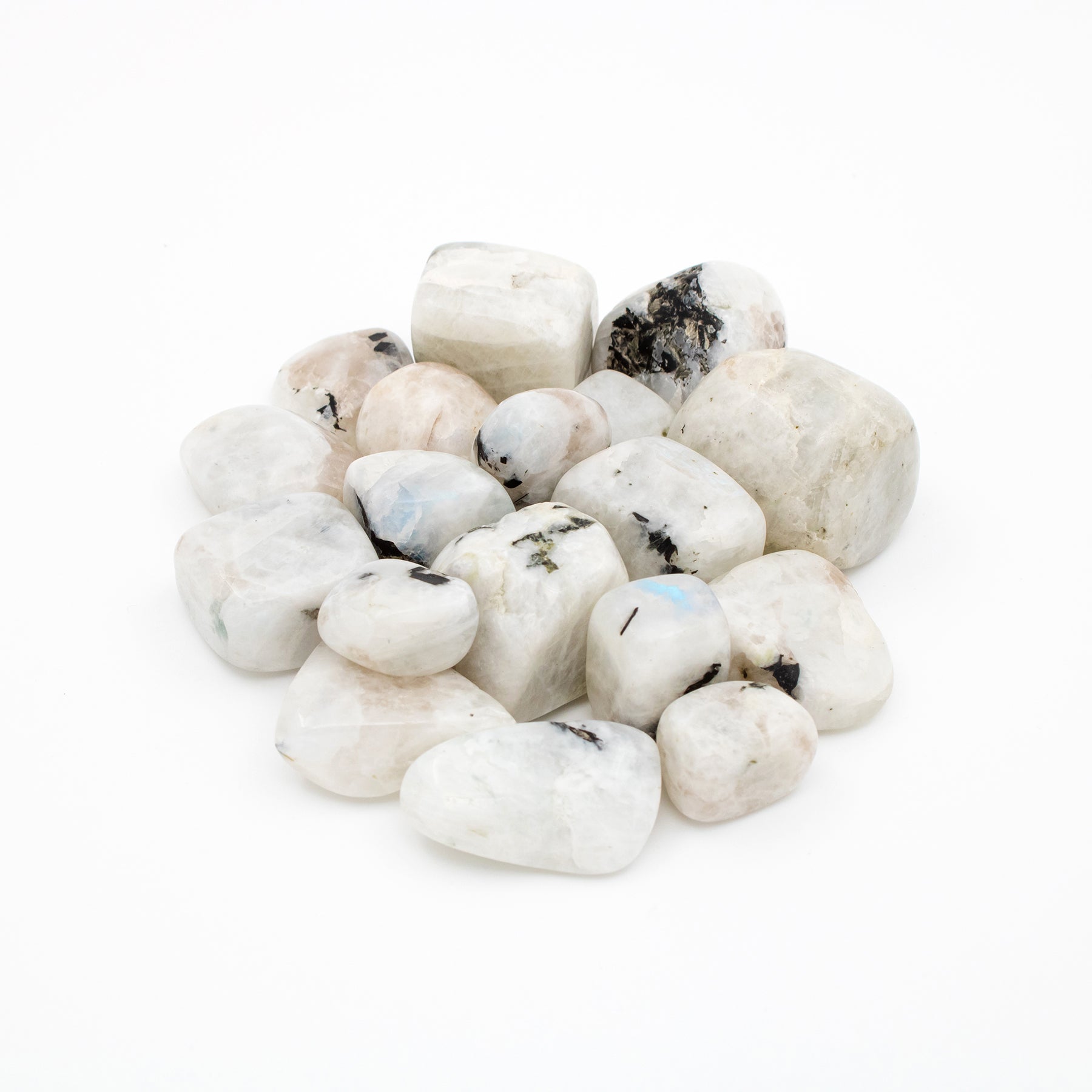 Rainbow Moonstone Tumbled Stones