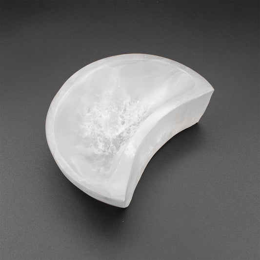 Selenite - Crescent Bowl