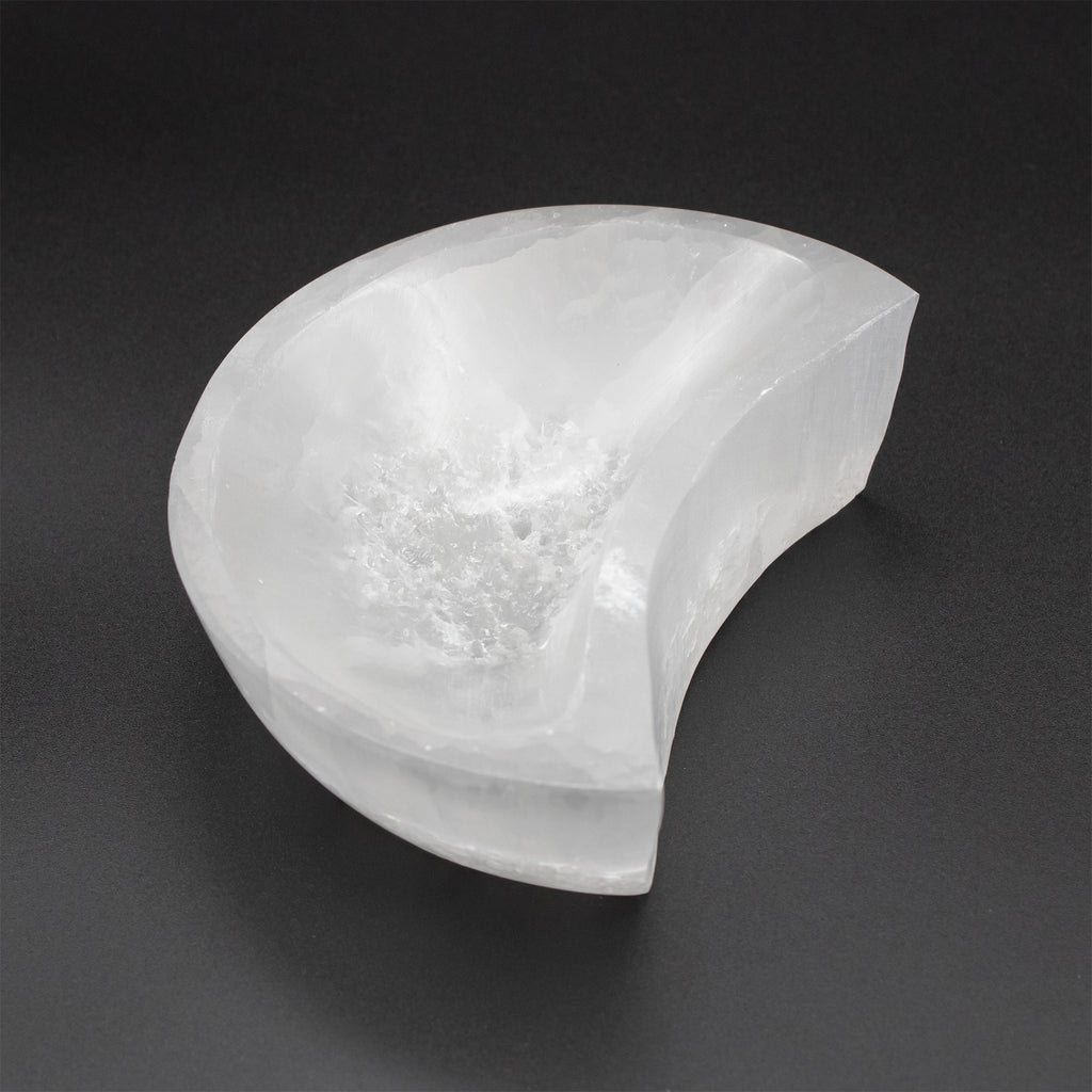 Selenite Crescent Bowl