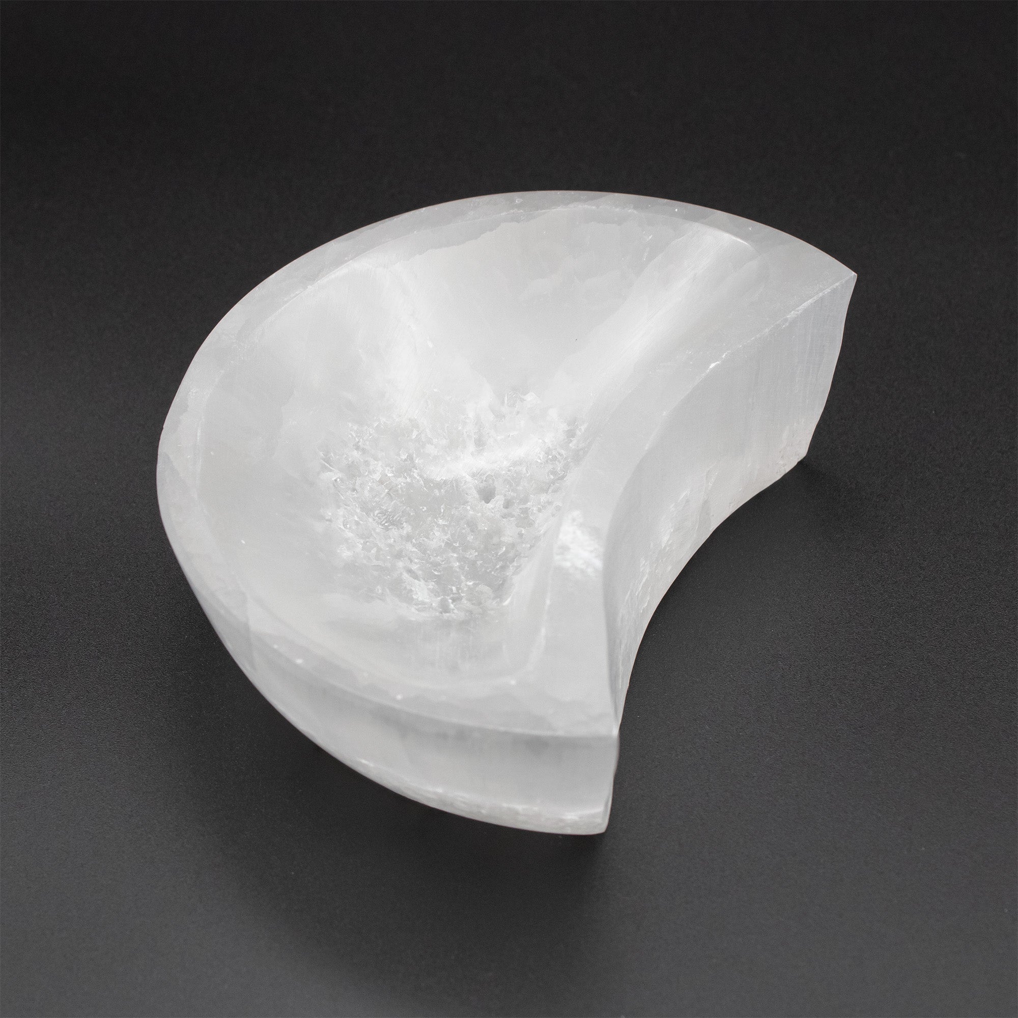 Selenite Crescent Bowl